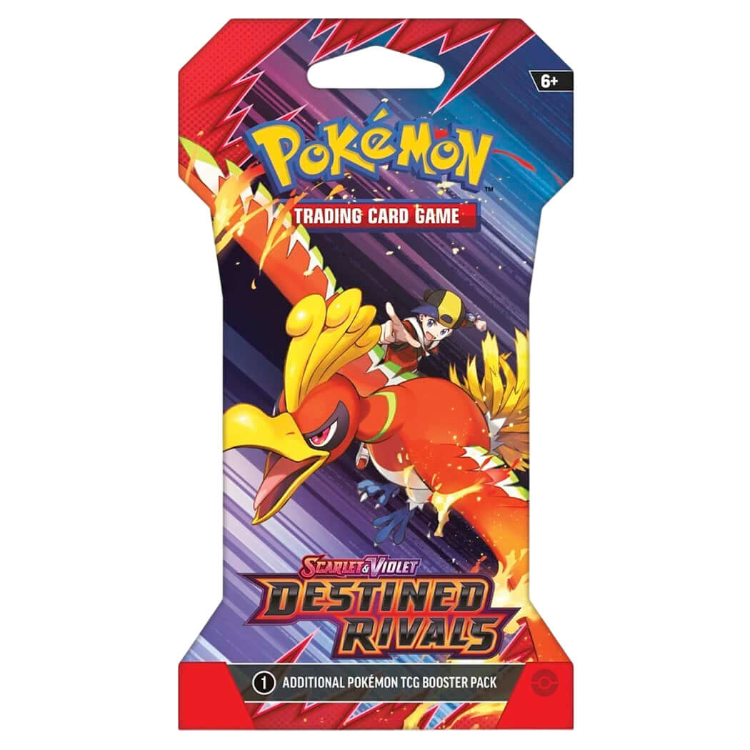 Pokémon TCG: Scarlet & Violet Destined Rivals Ethan's Ho-Oh Sleeved Booster Pack - The Wright TCG