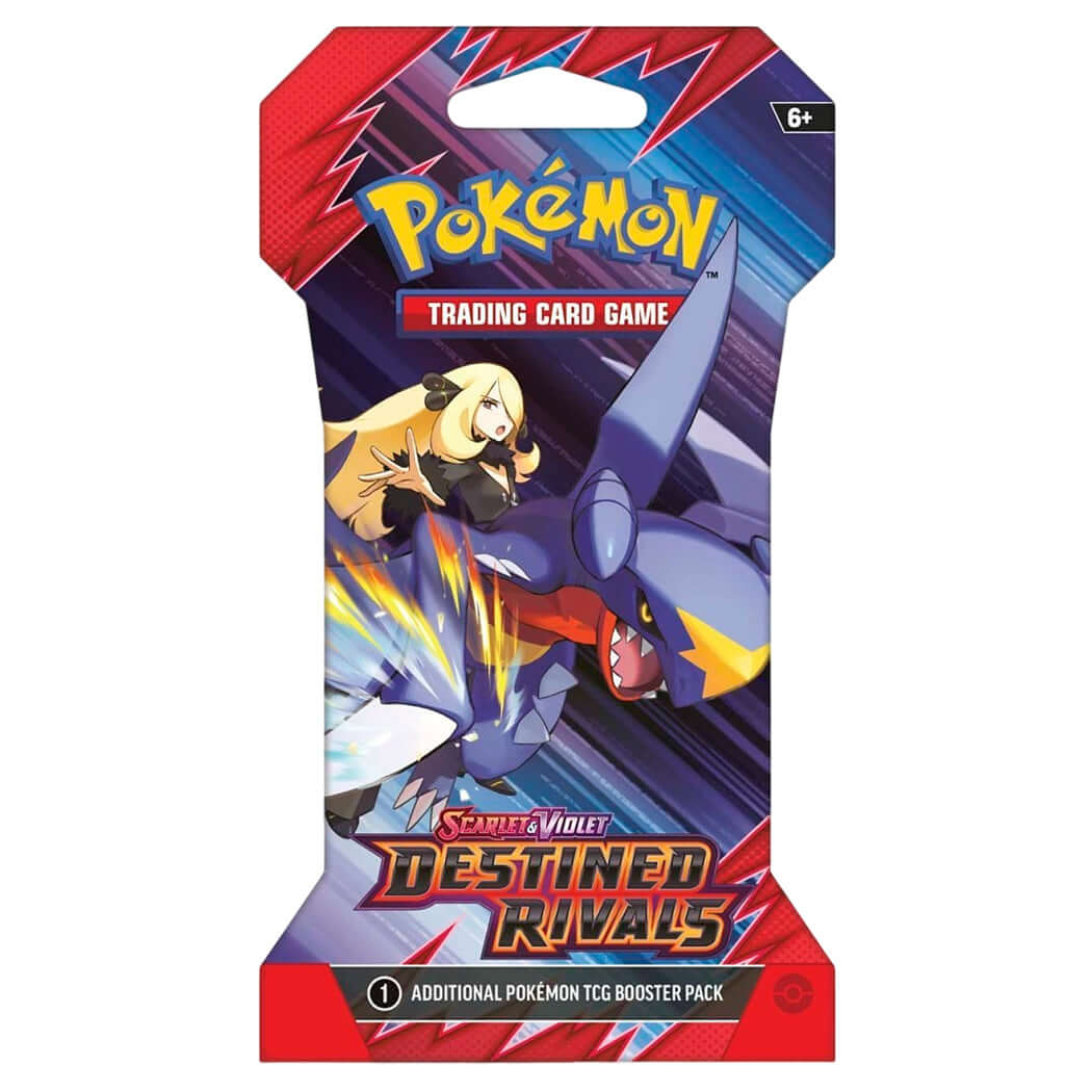 Pokémon TCG: Scarlet & Violet Destined Rivals Cynthia's Garchomp Sleeved Booster Pack - The Wright TCG
