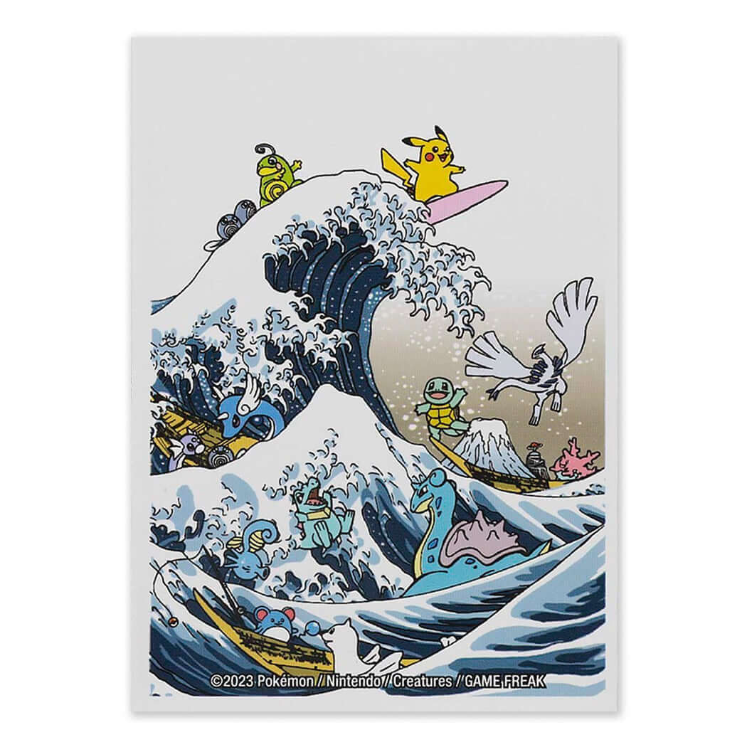 Pokémon TCG: Great Wave Pikachu & Friends Card Sleeve - The Wright TCG