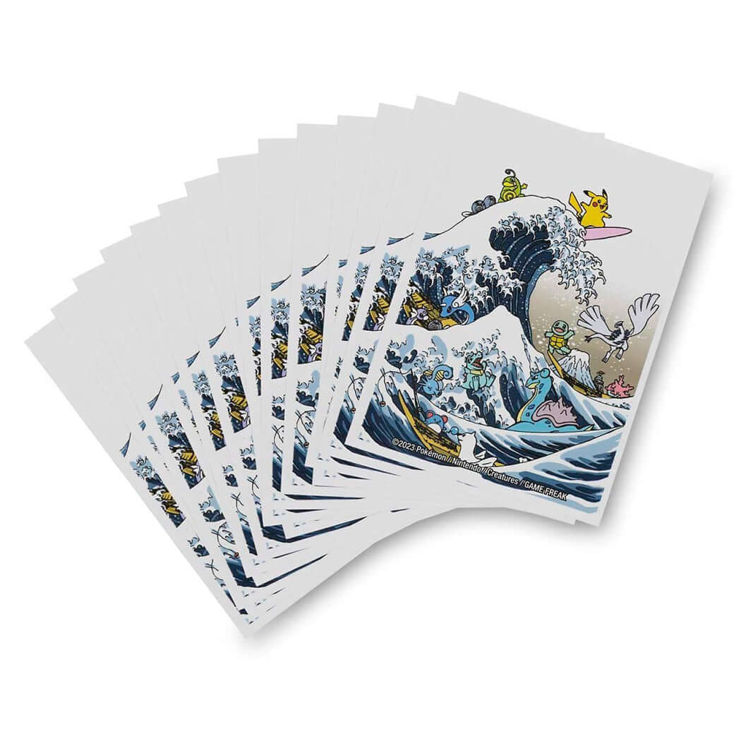 Pokémon TCG: Great Wave Pikachu & Friends Card Sleeves - The Wright TCG