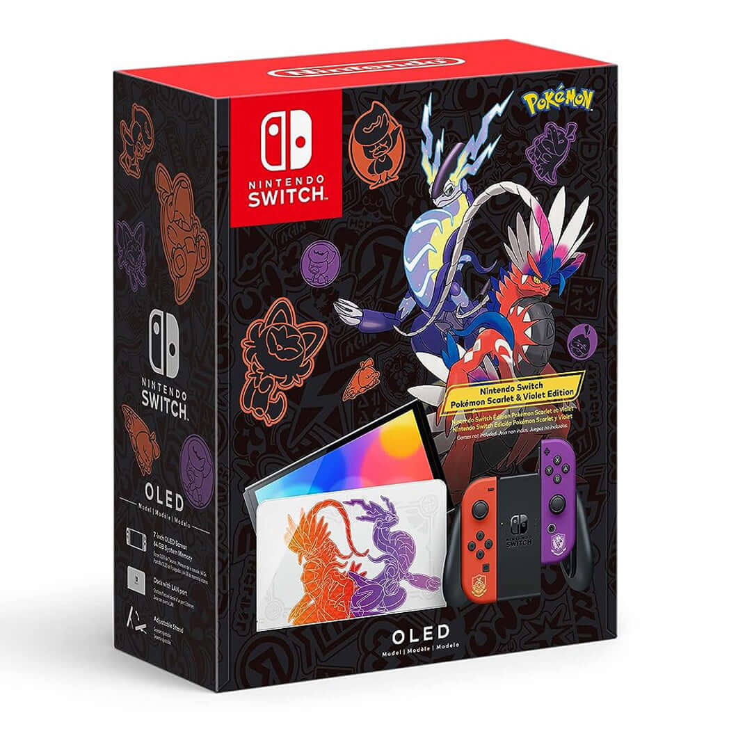 Nintendo Switch OLED Model: Pokemon Scarlet and Violet Edition - The Wright TCG