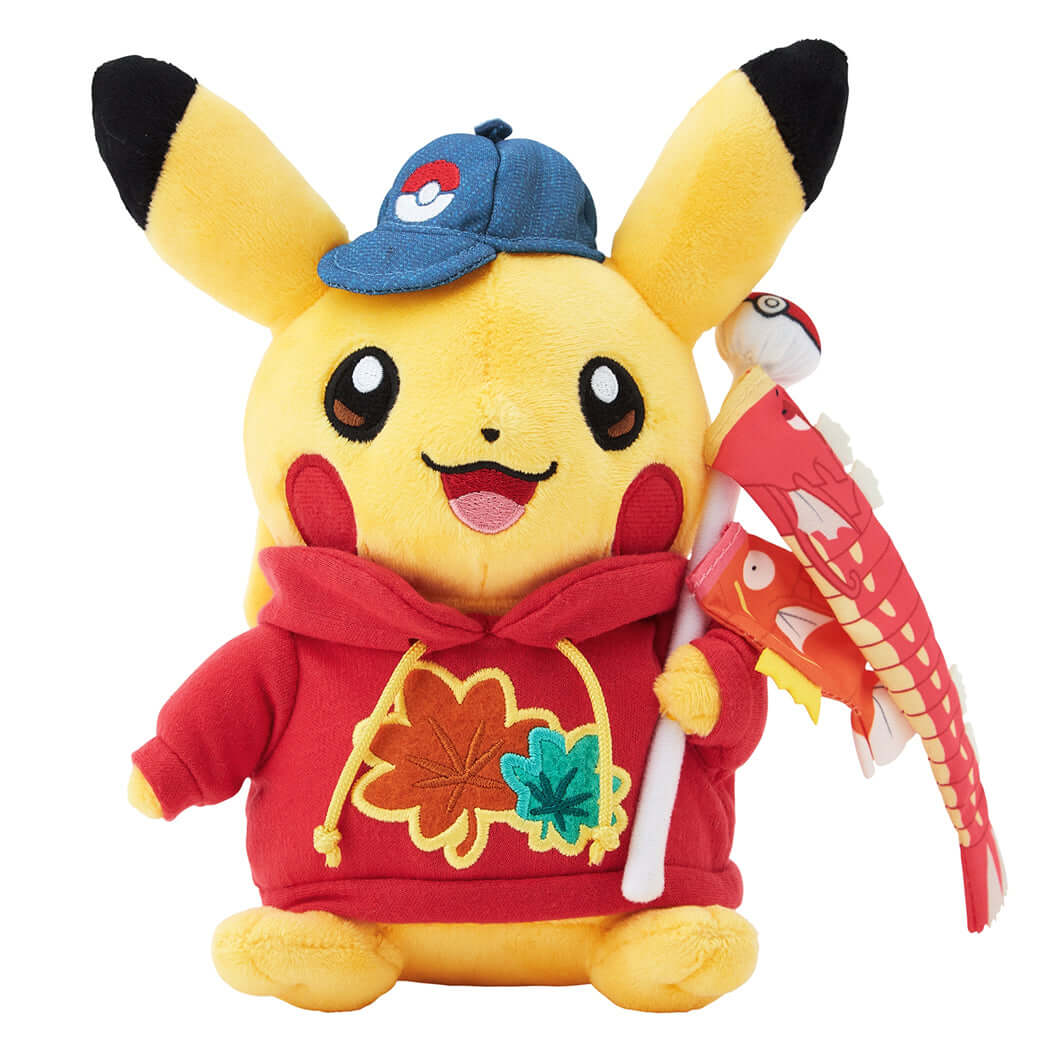 Pokémon Center Hiroshima Exclusive Pikachu Carp Flag Plush