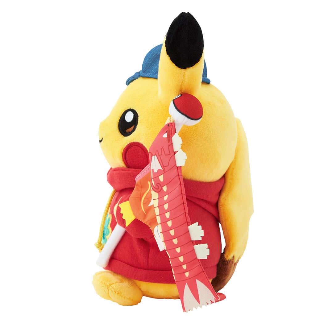 Pokémon Center Hiroshima Exclusive Pikachu Carp Flag Plush