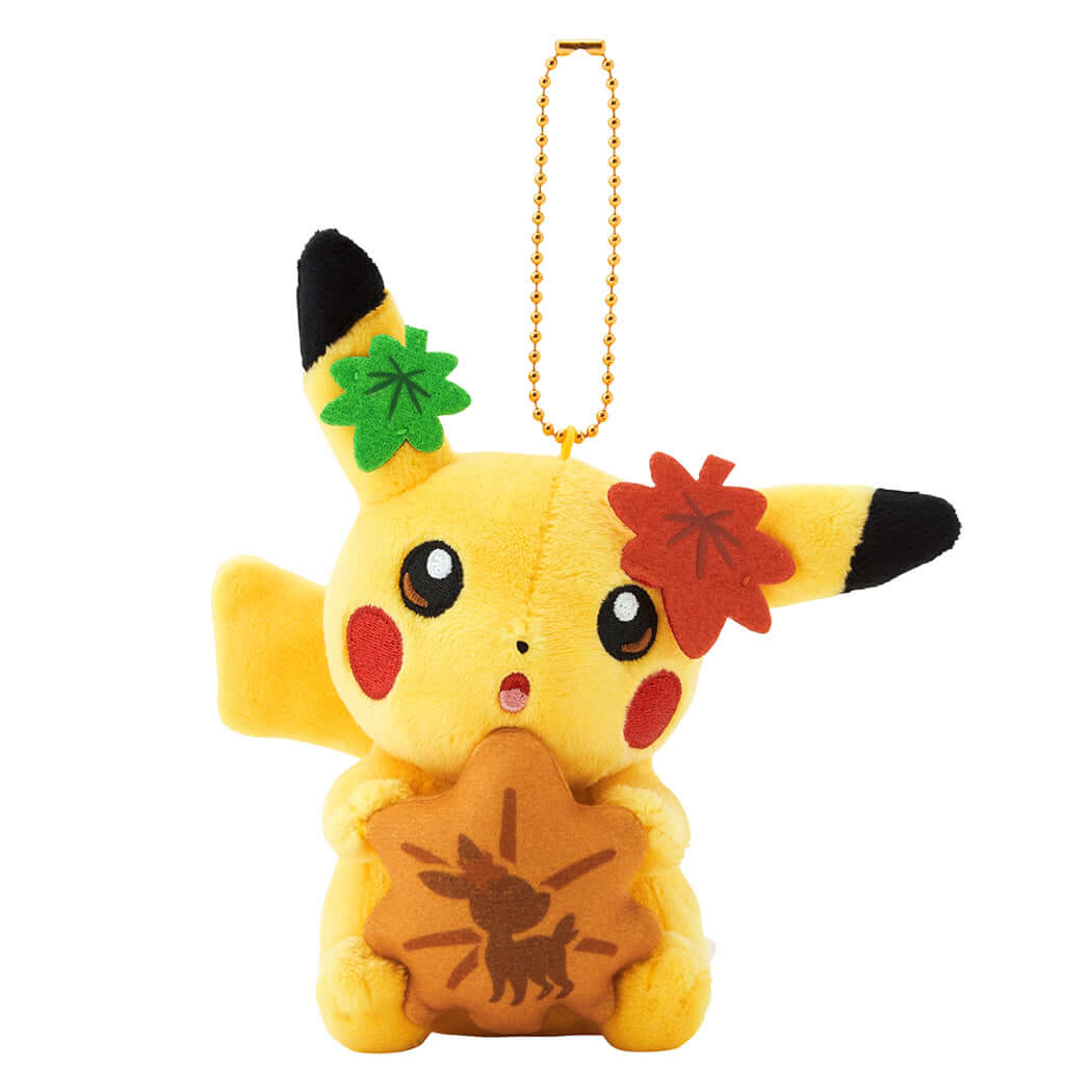 Pokémon Center Hiroshima Exclusive Pikachu Momiji Manju Keychain Plush