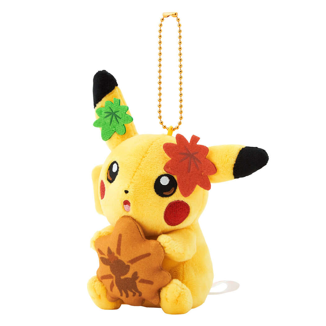 Pokémon Center Hiroshima Exclusive Pikachu Momiji Manju Keychain Plush