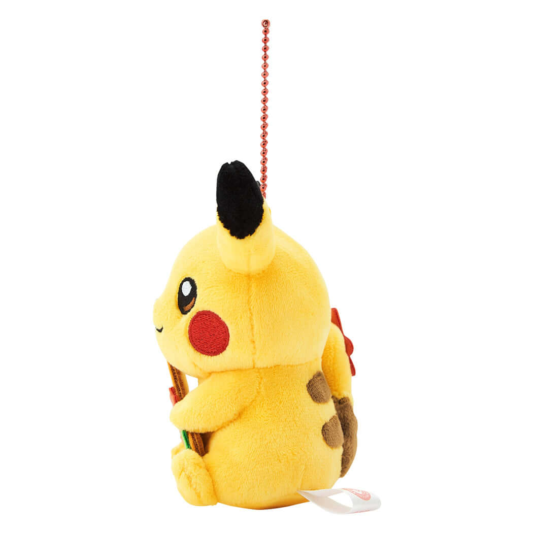 Pokémon Center Hiroshima Exclusive Pikachu Shamoji Keychain Plush