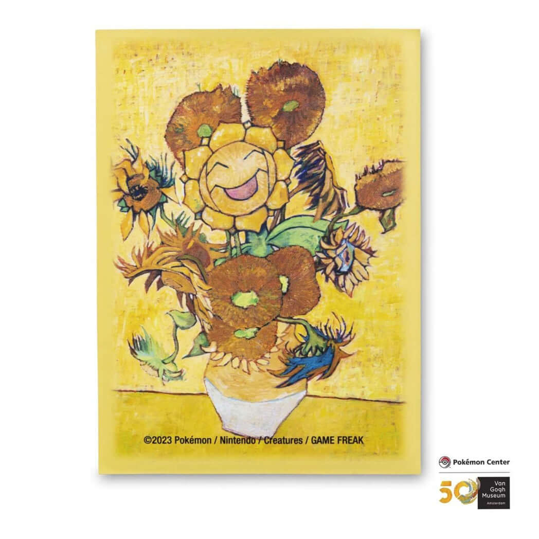 Pokemon Center × Van Gogh Museum: Sunflora Card Sleeves (65 Sleeves) - The Wright TCG