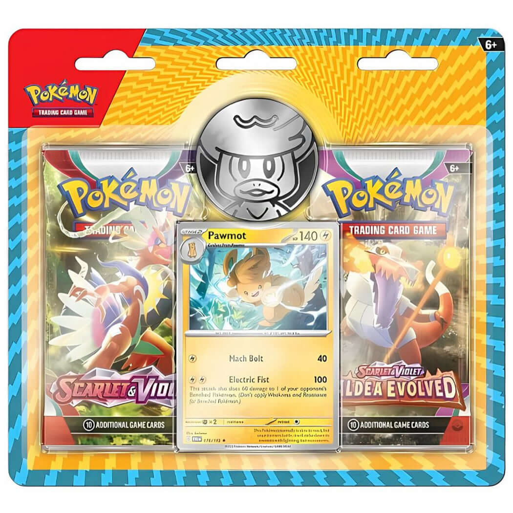 Pokémon TCG: Pawmot Promo Card With 2 Booster Packs & Coin - The Wright TCG