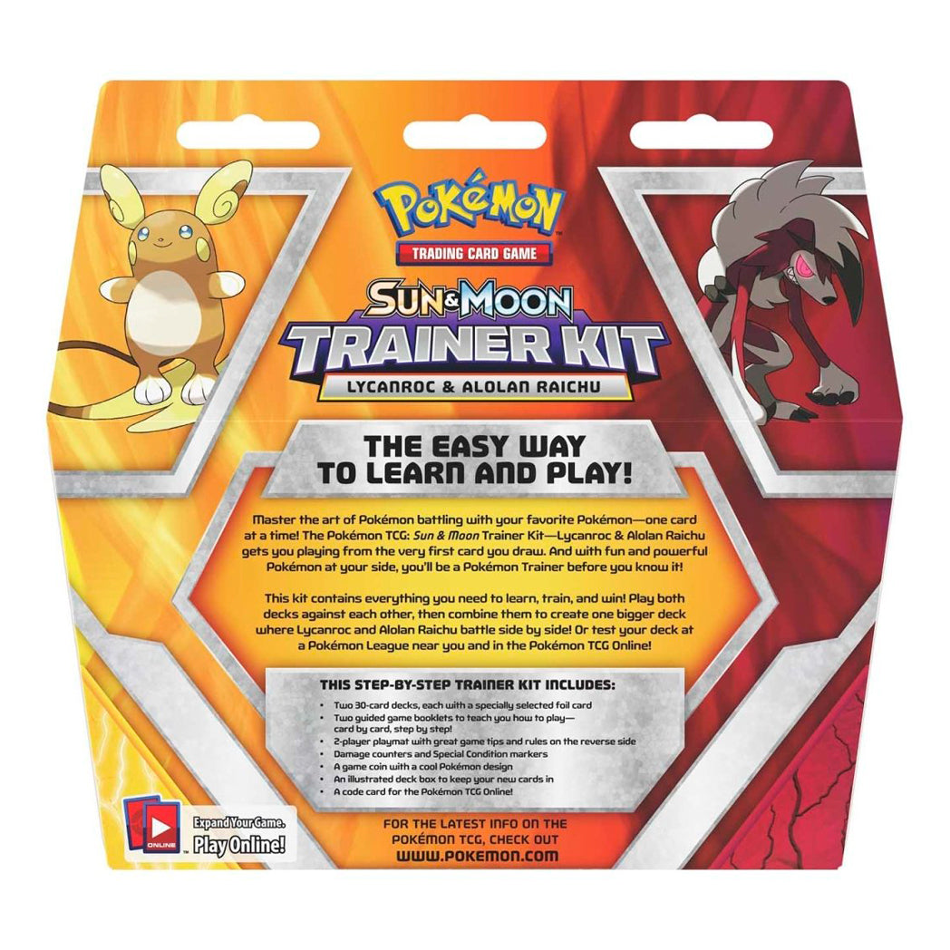 Pokemon TCG: Sun & Moon Trainer Kit (Alolan Raichu & Lycanroc) - The Wright TCG